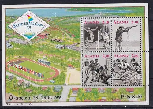 Finnland Alandinseln  Nr Block 1 Postfrisch / **