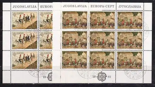 Jugoslawien  Nr 1883/84 Kb Gestempelt (Posten)