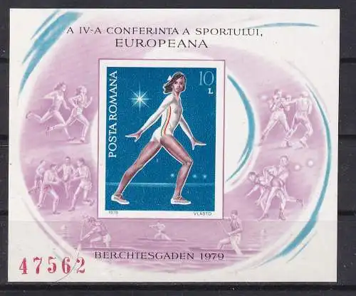 Rumänien  Nr Block 160 Postfrisch / **