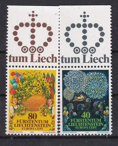 Liechtenstein  Nr 764/65 Postfrisch / **