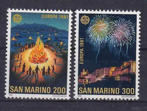 San Marino  Nr 1225/26 Postfrisch / **