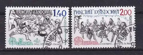 Andorra (franz.)  Nr 313/14 Gestempelt (Posten)