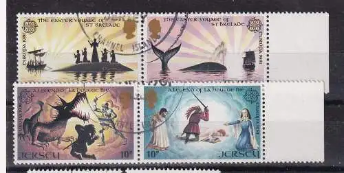 Großbritannien-Jersey  Nr 253/56 Gestempelt (Posten)