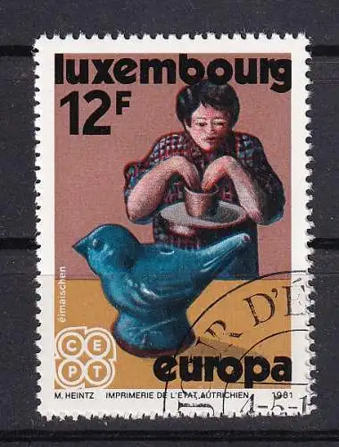 Luxemburg  Nr 1031/32 Gestempelt (Posten)