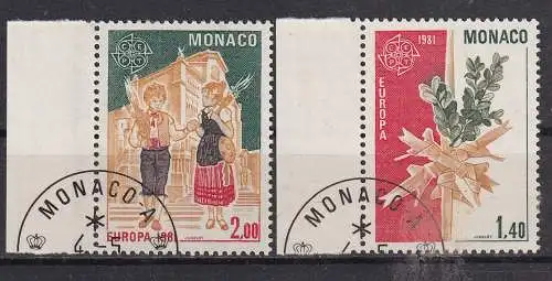 Monaco  Nr 1473/74 Gestempelt (Posten)