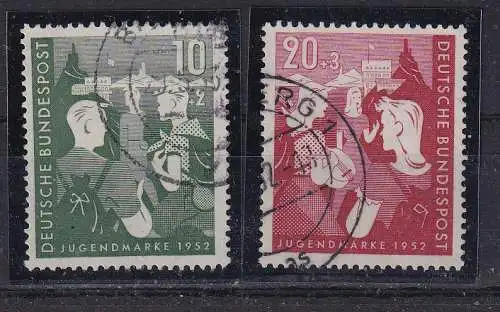 Bundesrep. Deutschland  Nr 153/54 Gestempelt (Posten)