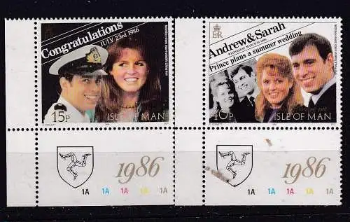 GB - Isle of Man  Nr 317/18 Postfrisch / **