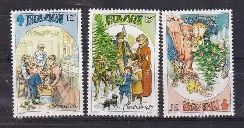 GB - Isle of Man  Nr 348/50 Postfrisch / **