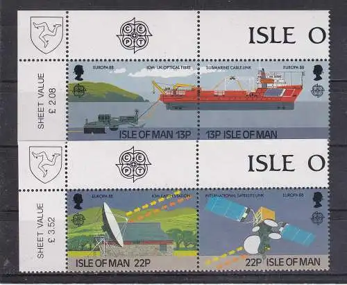 GB - Isle of Man  Nr 367/70 Postfrisch / **