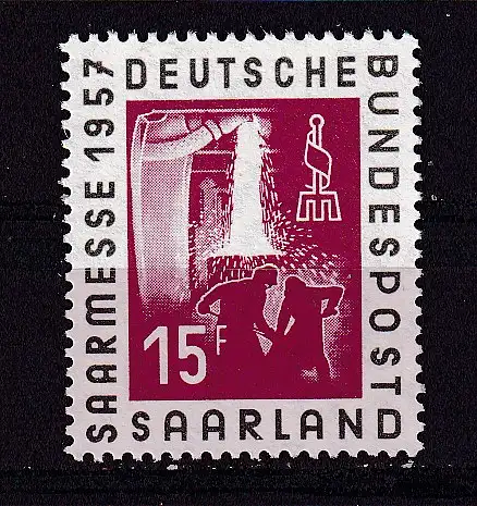Saargebiet/Saarland  Nr 400 Postfrisch / **
