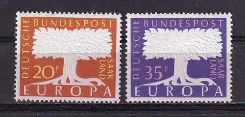 Saargebiet/Saarland  Nr 402/03 Postfrisch / **