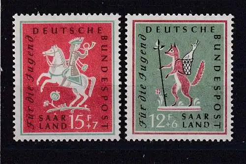 Saargebiet/Saarland  Nr 433/34 Postfrisch / **