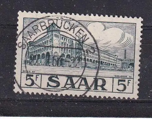 Saargebiet/Saarland  Nr 322 Gestempelt (Posten)