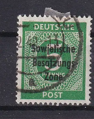 All. Bes. Sowj. Zone  Nr 207 Gestempelt (Posten)