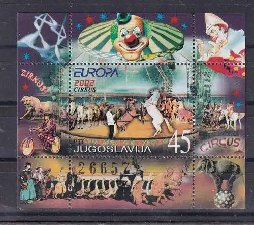 Jugoslawien  Nr Block 53 Postfrisch / **