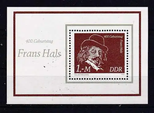 DDR  Nr Block 61 Postfrisch / **