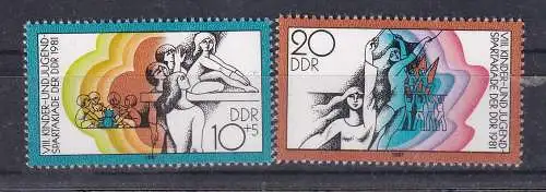 DDR  Nr 2617/18 Postfrisch / **