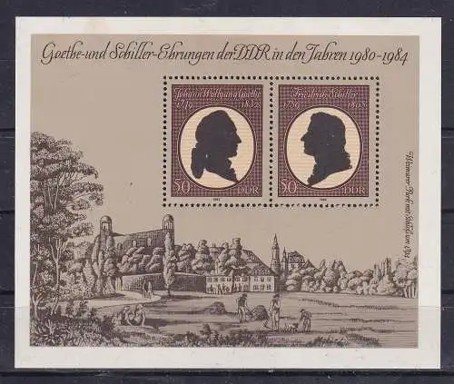 DDR  Nr Block 66 Postfrisch / **