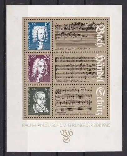 DDR  Nr Block 81 Postfrisch / **