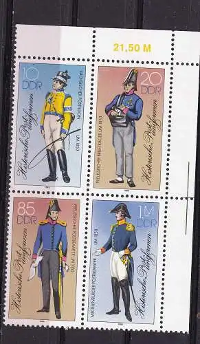 DDR  Nr 2997/3000 Postfrisch / **