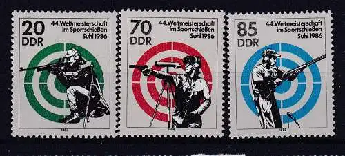 DDR  Nr 3045/47 Postfrisch / **