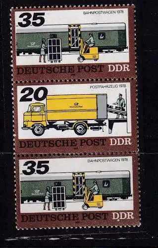 DDR  Nr S Zd 156 Postfrisch / **
