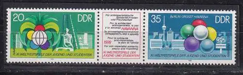 DDR  Nr W ZD 377 Postfrisch / **