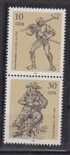 DDR  Nr S ZD 157 Postfrisch / **