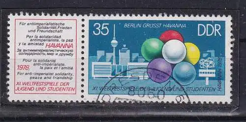 DDR  Nr W Zd 378 Gestempelt (Posten)