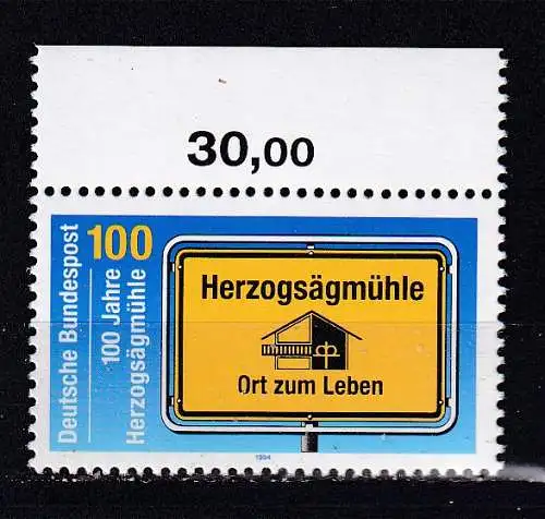 Bundesrep. Deutschland  Nr 1740 Postfrisch / **