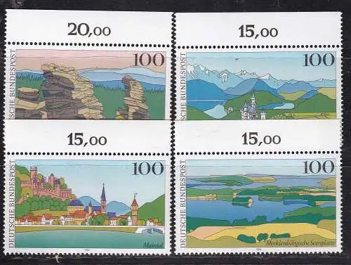 Bundesrep. Deutschland  Nr 1742/45 Postfrisch / **