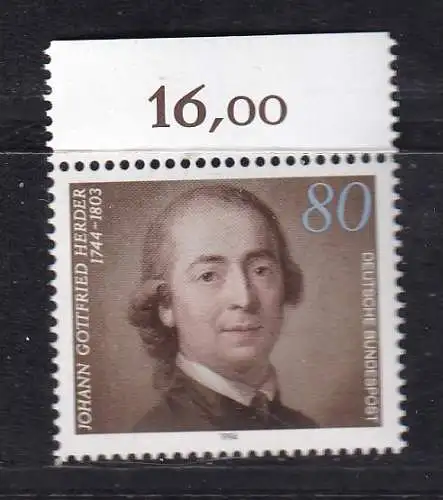 Bundesrep. Deutschland  Nr 1747 Postfrisch / **