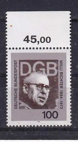 Bundesrep. Deutschland  Nr 1753 Postfrisch / **