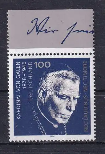 Bundesrep. Deutschland  Nr 1848 Postfrisch / **