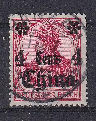 Dt. Ausl.-post China  Nr 40 Gestempelt (Posten)