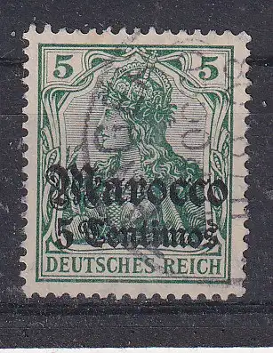Dt. Ausl.-post Marokko  Nr 8 Gestempelt (Posten)