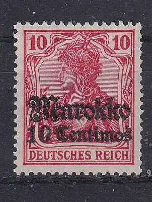 Dt. Ausl.-post Marokko  Nr 48 Falz / Gummimängel / *