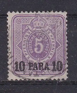 Dt. Ausl.-post Türkei  Nr 1 Gestempelt (Posten)