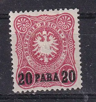 Dt. Ausl.-post Türkei  Nr 2 Falz / Gummimängel / *