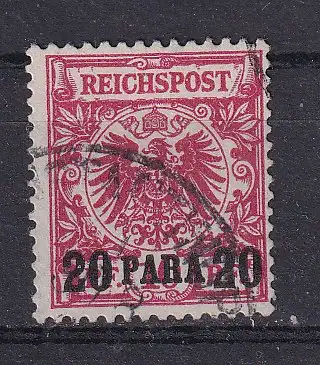 Dt. Ausl.-post Türkei  Nr 7 Gestempelt (Posten)