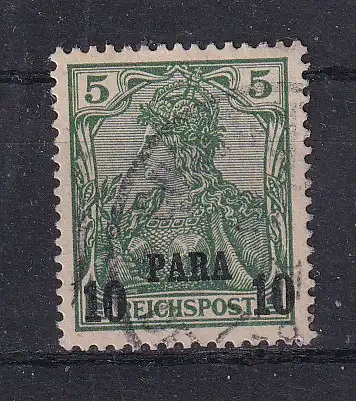 Dt. Ausl.-post Türkei  Nr 12 Gestempelt (Posten)