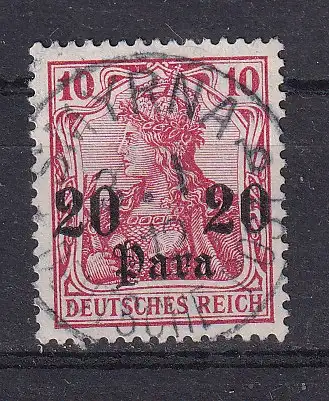 Dt. Ausl.-post Türkei  Nr 37 Gestempelt (Posten)