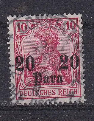 Dt. Ausl.-post Türkei  Nr 37 Gestempelt (Posten)