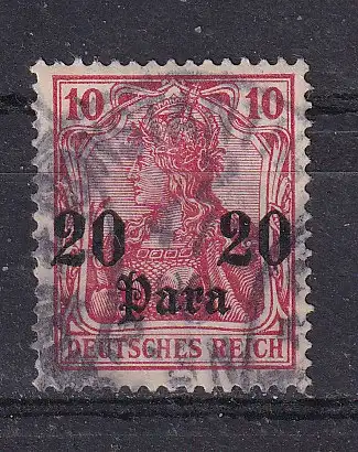 Dt. Ausl.-post Türkei  Nr 37 Gestempelt (Posten)