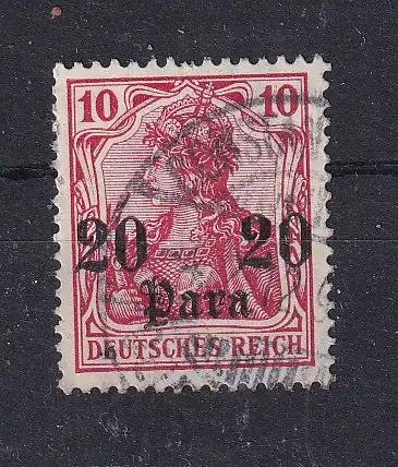 Dt. Ausl.-post Türkei  Nr 37 Gestempelt (Posten)