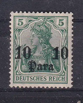 Dt. Ausl.-post Türkei  Nr 36 Falz / Gummimängel / *