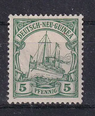 Dt. Kol. D.-Neuguinea  Nr 8 Falz / Gummimängel / *