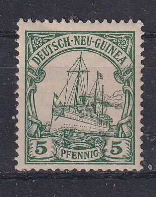 Dt. Kol. D.-Neuguinea  Nr 8 Falz / Gummimängel / *