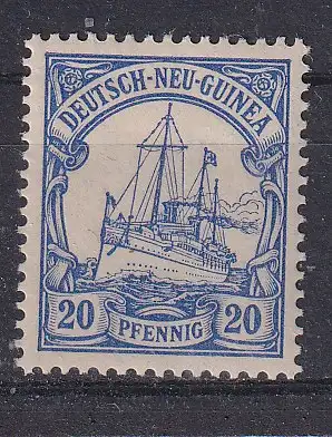 Dt. Kol. D.-Neuguinea  Nr 10 Falz / Gummimängel / *