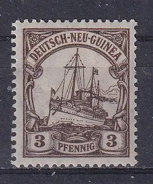 Dt. Kol. D.-Neuguinea  Nr 7 Falz / Gummimängel / *